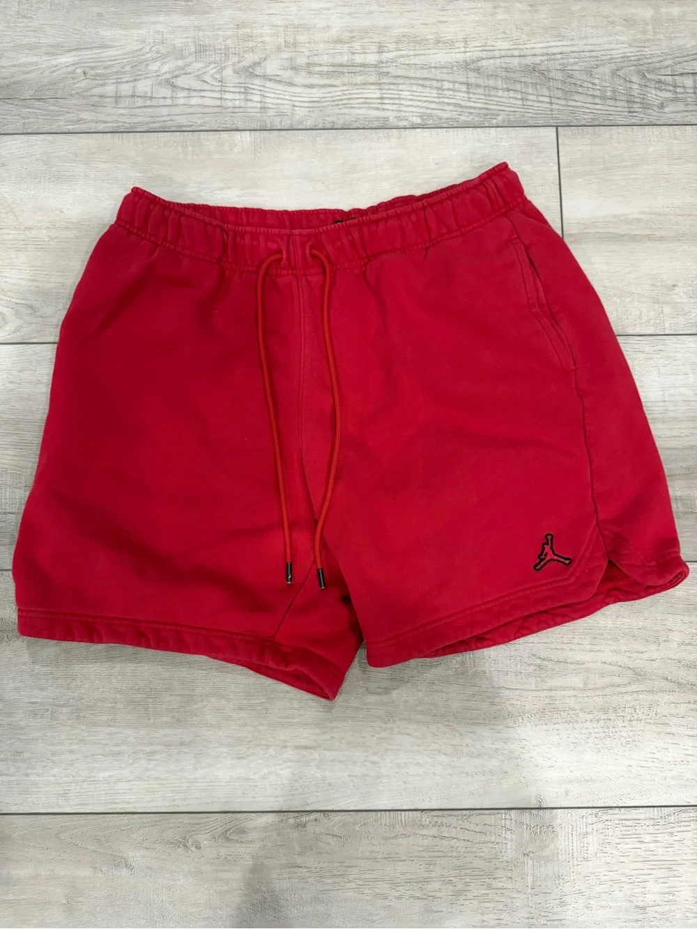 Jordan Men's Red Jumpman Fleece Shorts